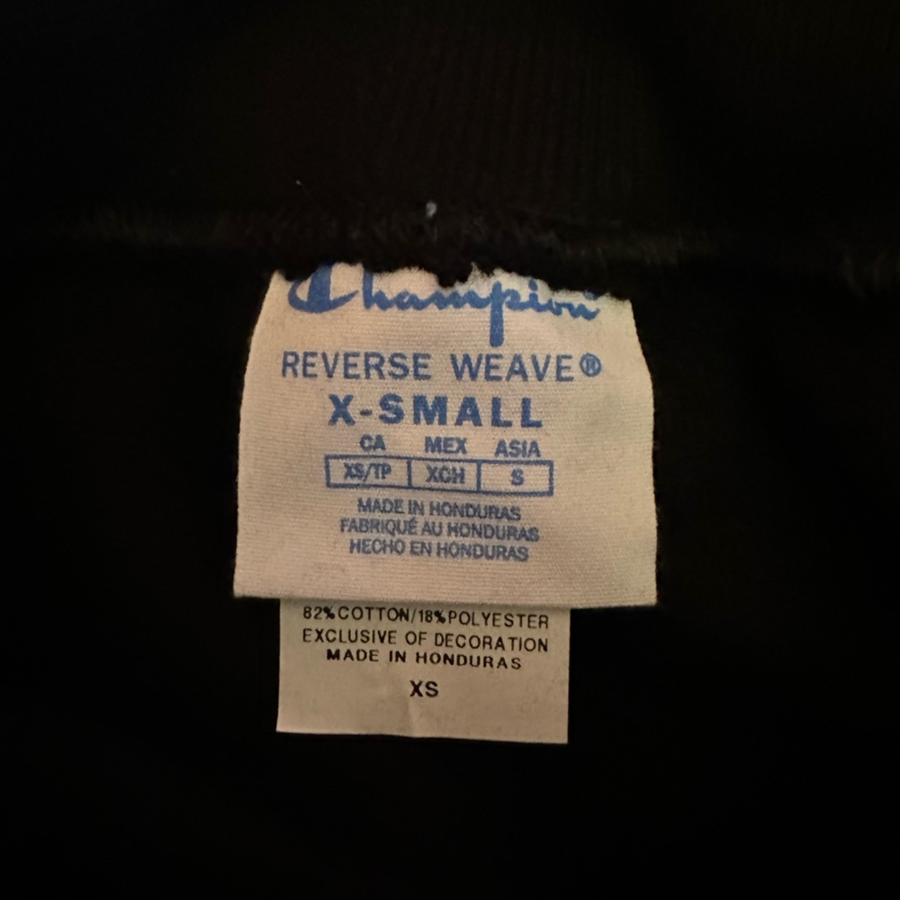 NWT Champion Reverse Weave “Champeon” Hispanic Heritage Jogger Black Size XS - Picture 5 of 7